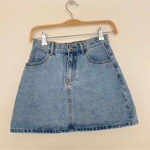Brandy Melville John Galt Classic Denim Mini Skirt